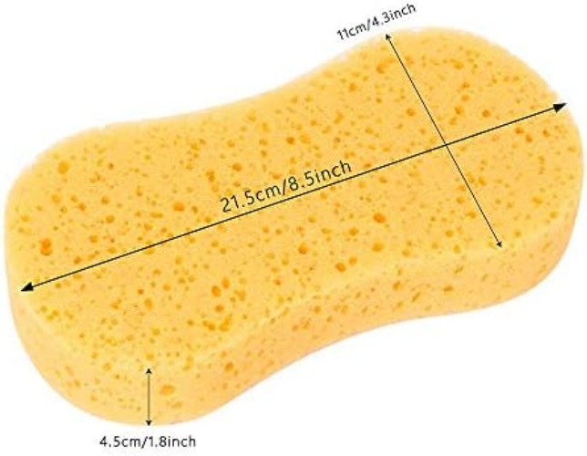 Durable 3-Pack Large Car Cleaning Sponges: Effortless Scrubbing for All Surfaces