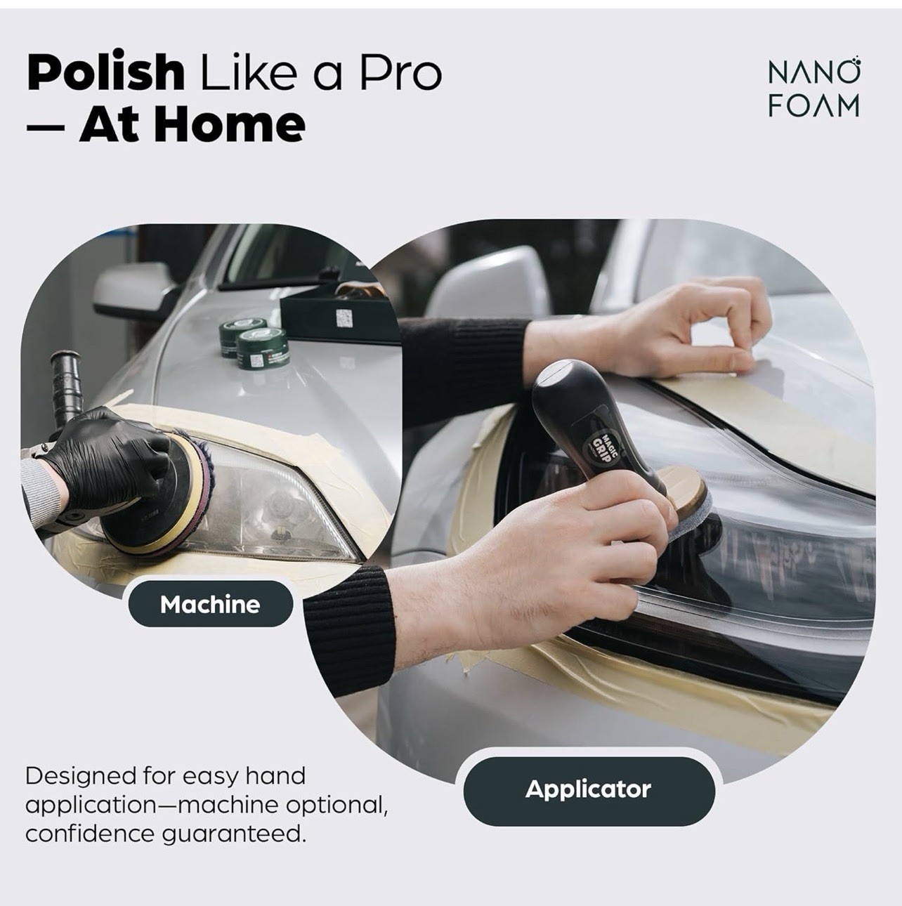 Nano Foam Car Scratch Remover Kit with O3 Formula For Vehicles Polishing