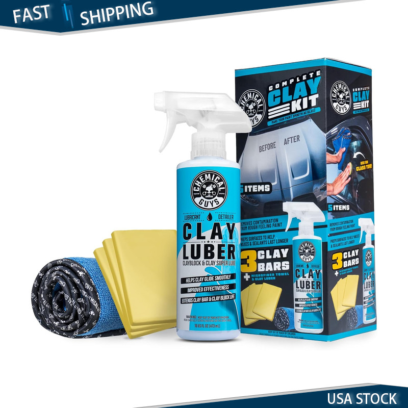Clay Bar Kit Cars, Paint Restoration System Clay Bar and Lubricant