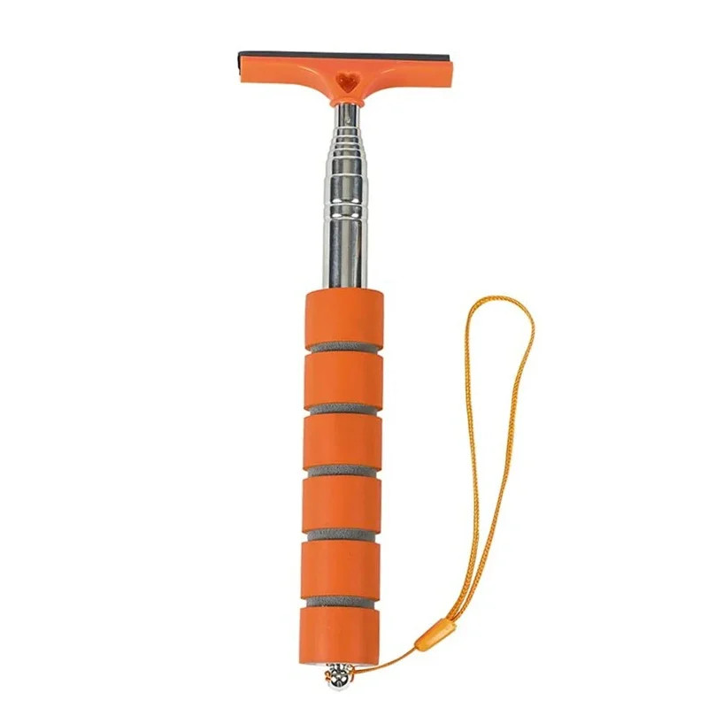 Retractable Car Rearview Mirror Wiper Portable Rainy Cleaning Supplies Rearview