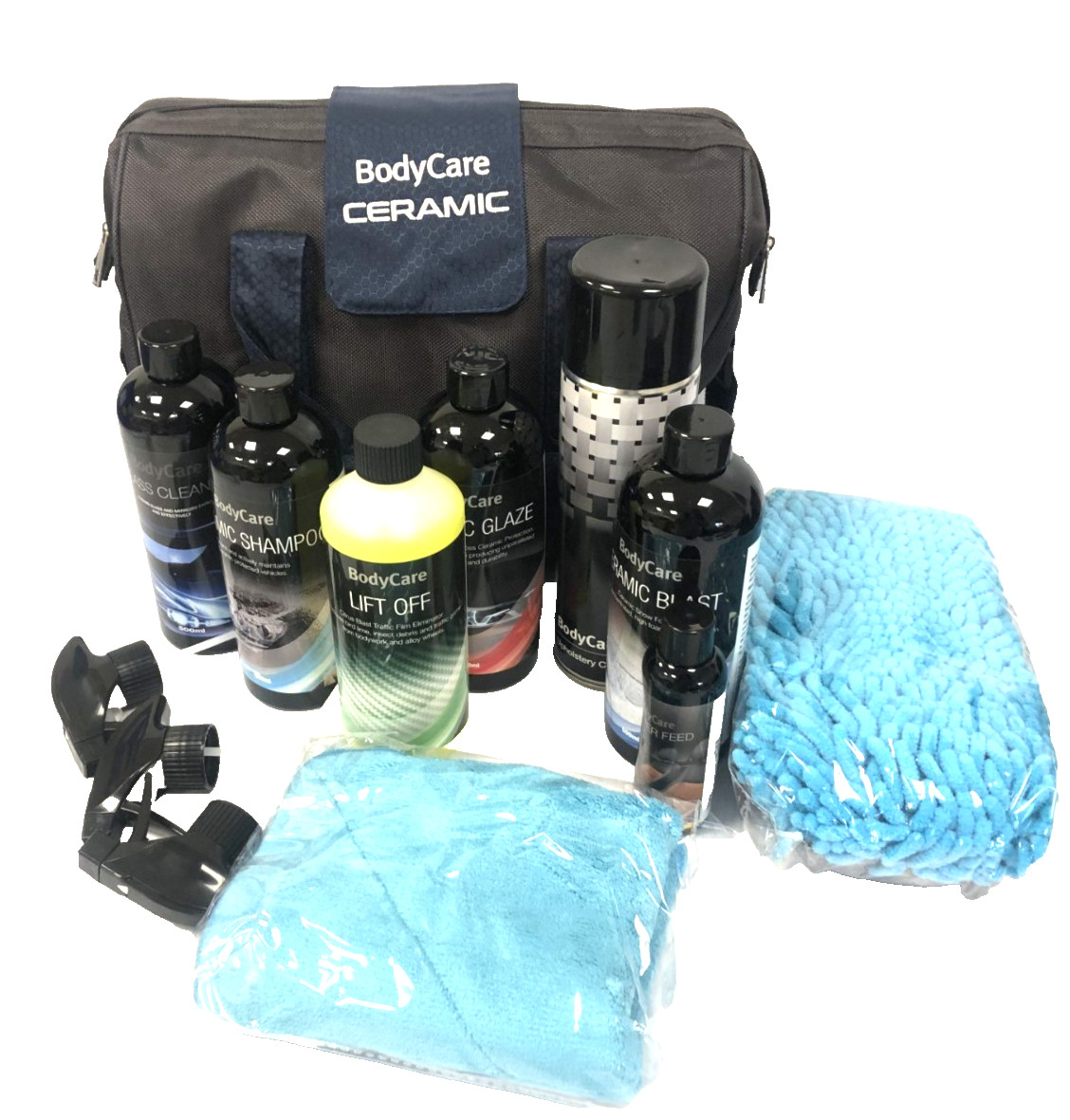 Body Care Ceramic Car Cleaning Kit & Carry Case