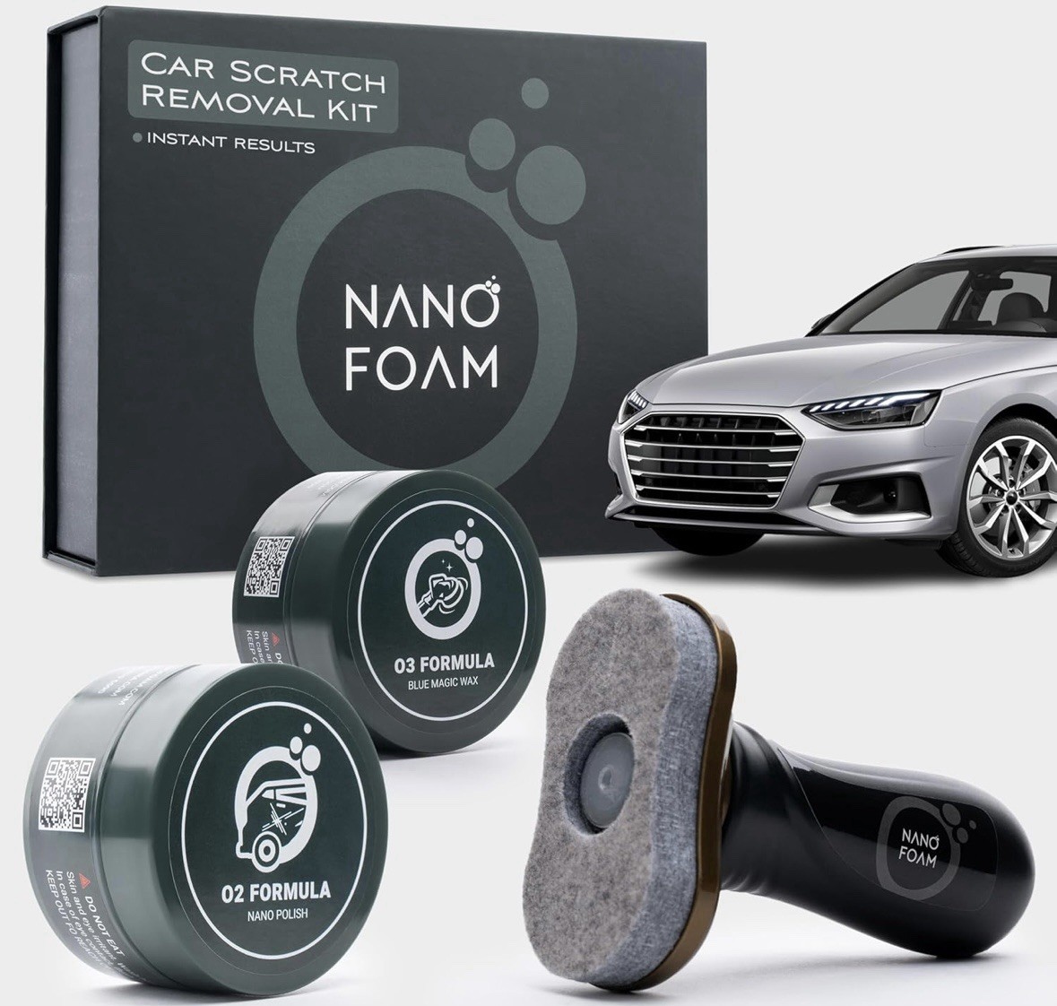 Car Scratch Remover Kit with O3 Formula – Scratch Remover for Vehicles