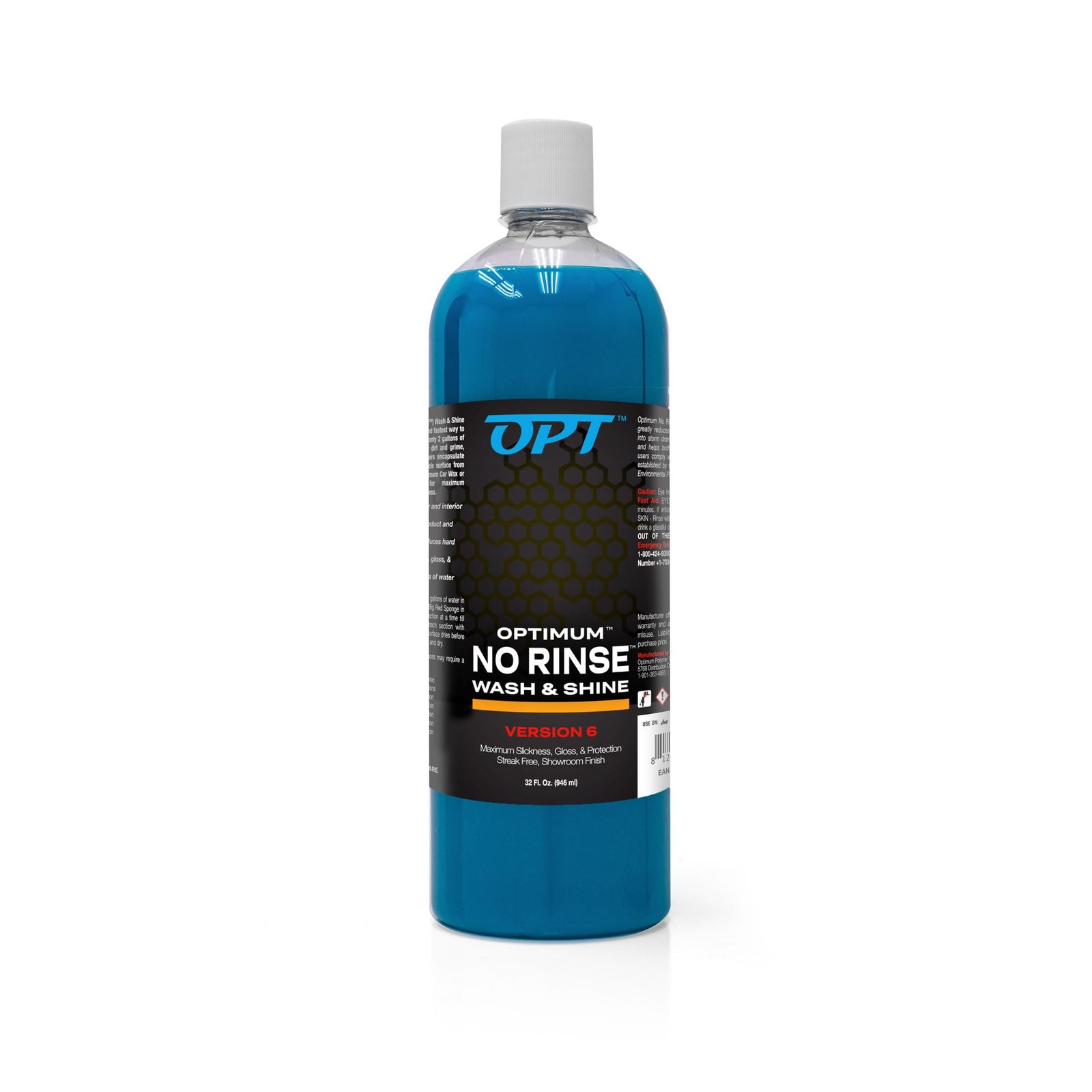 Optimum No Rinse Version 6 (32 Oz), Grit 32 Fl Oz (Pack of 1), Blue, Red