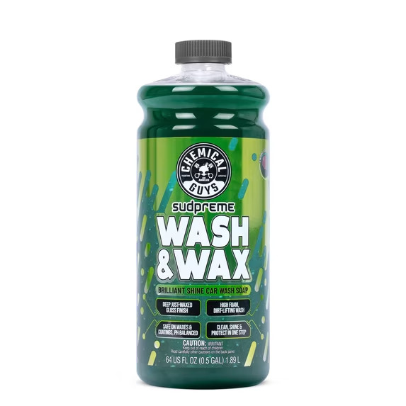 Foaming Car Wash and Wax Soap 64 oz Extreme Shine Auto Detailing Cleaner Kit