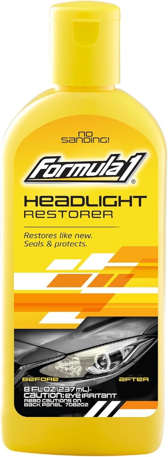 Formula 1 Headlight Restorer & Sealant – One Step Polish to Clean & Renew…