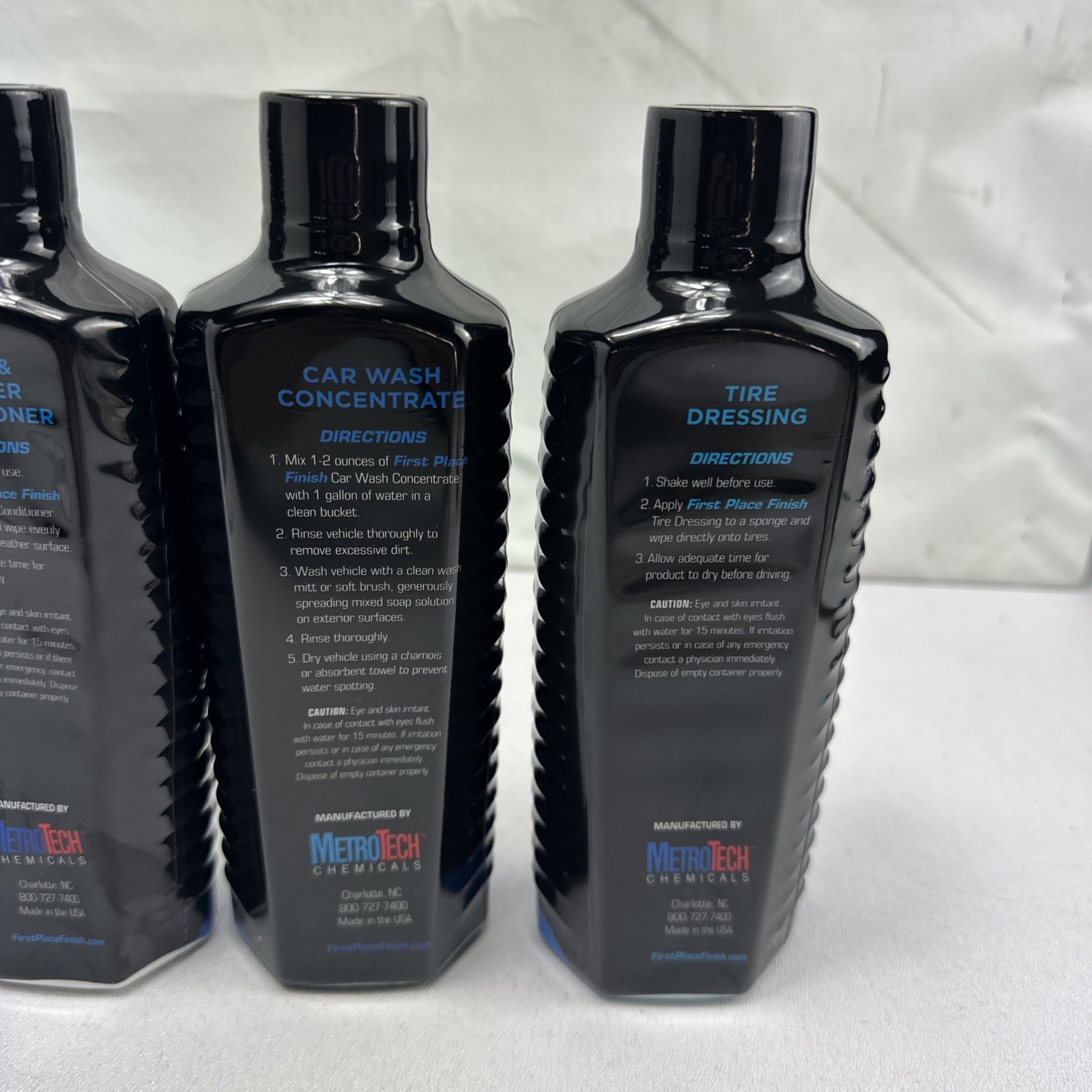 First Place Finish Car Care Products System 12 OZ. Kit 4 Bottle Set ~ 12 oz ea.