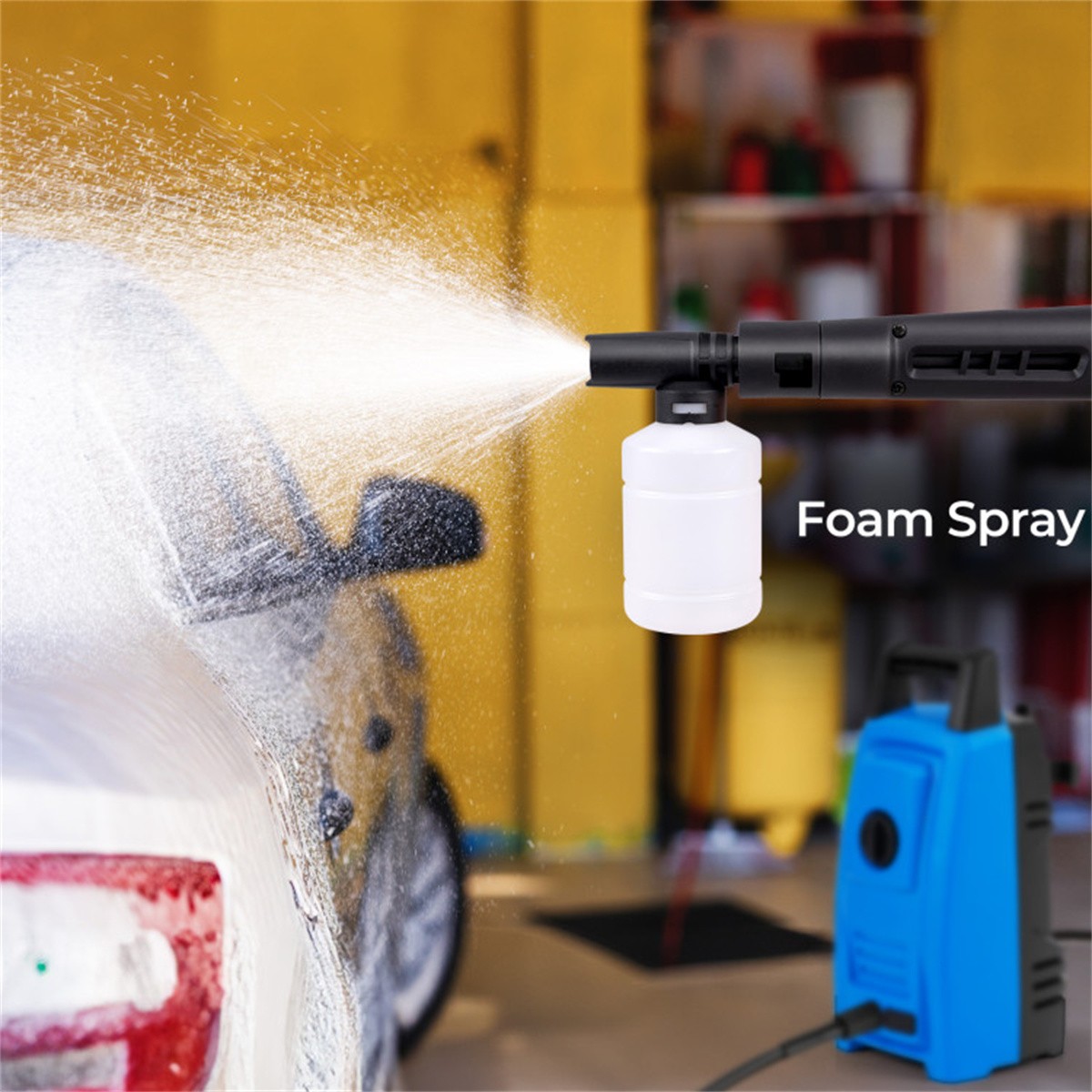 Electric Pressure Washer.Versatile Nozzle Options.Multiple Safety Protection