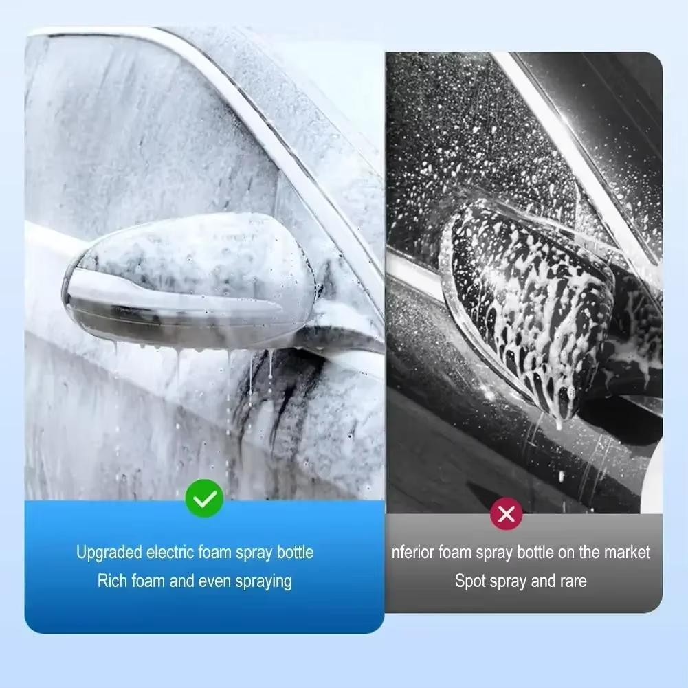 Electric Car Wash Foam Spray Pot Household Hand-held Car Wash Spray Gardening Ai