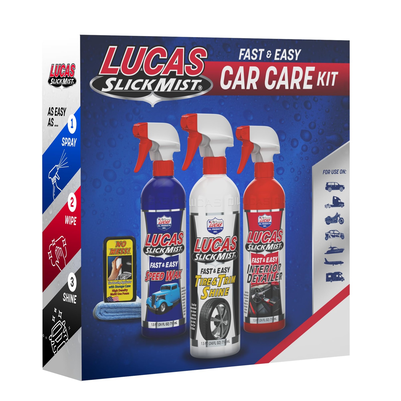 Lucas Oil 10558 Slick Mist Detail Kit