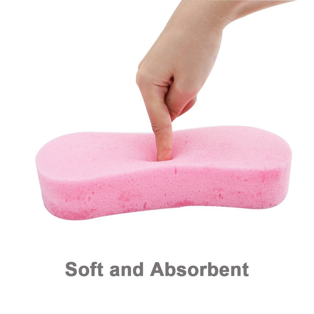 Lantee Large Sponges – Car Cleaning Supplies – Big 10 Pcs Large, 5 Colors
