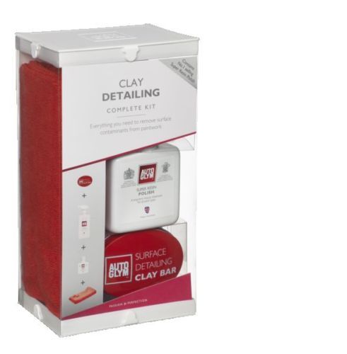 Autoglym Surface Detailing Clay Bar Kit Includes Detailer, Polish Complete Kit