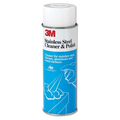 3M 14002 Stainless Steel Cleaner and Polish Aerosol, 21 oz, 2-Pack