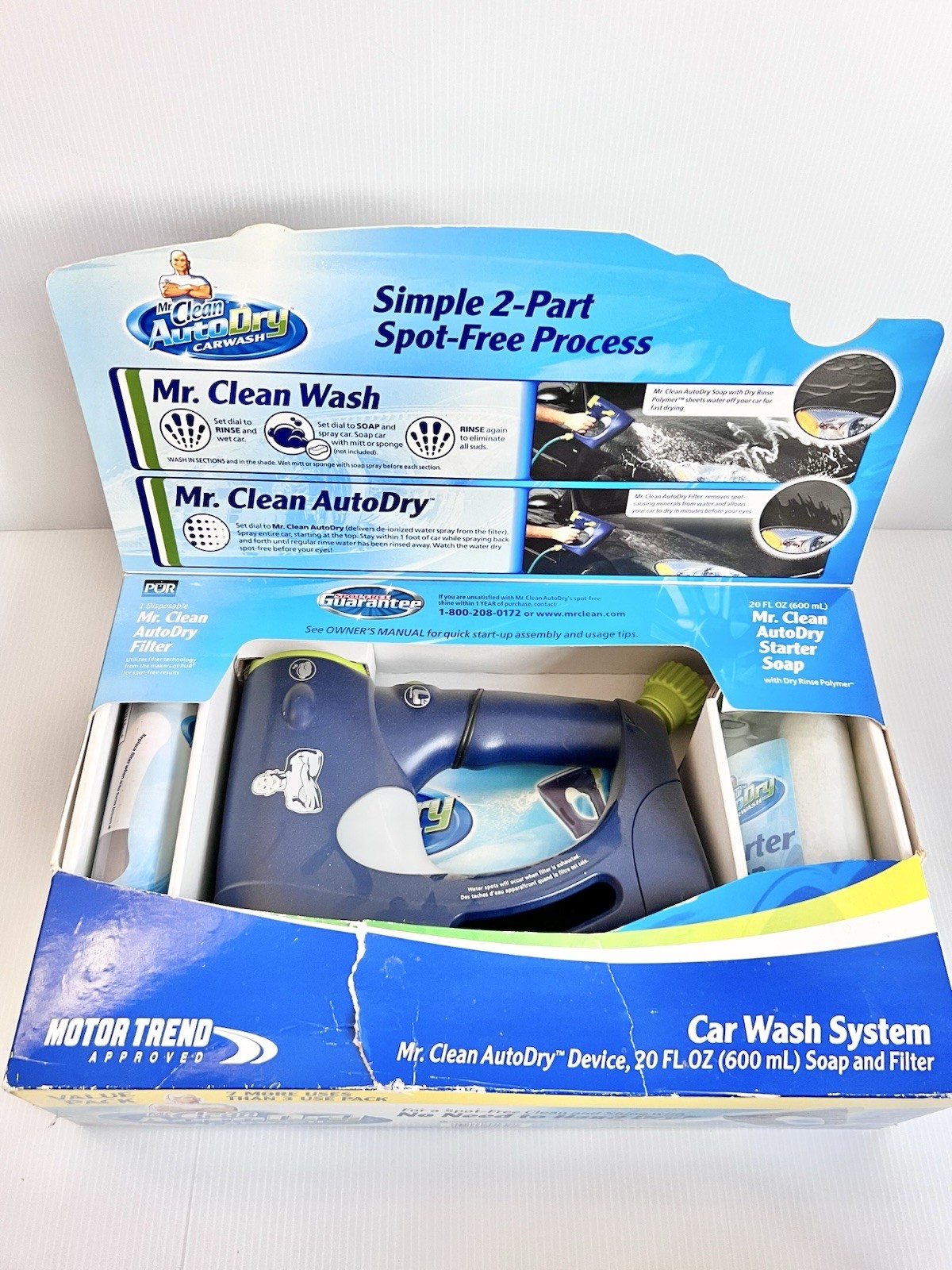 VALUE PACK New Mr. Clean Auto Dry Car Wash Spray Starter Soap Kit EXTRA BIG SIZE