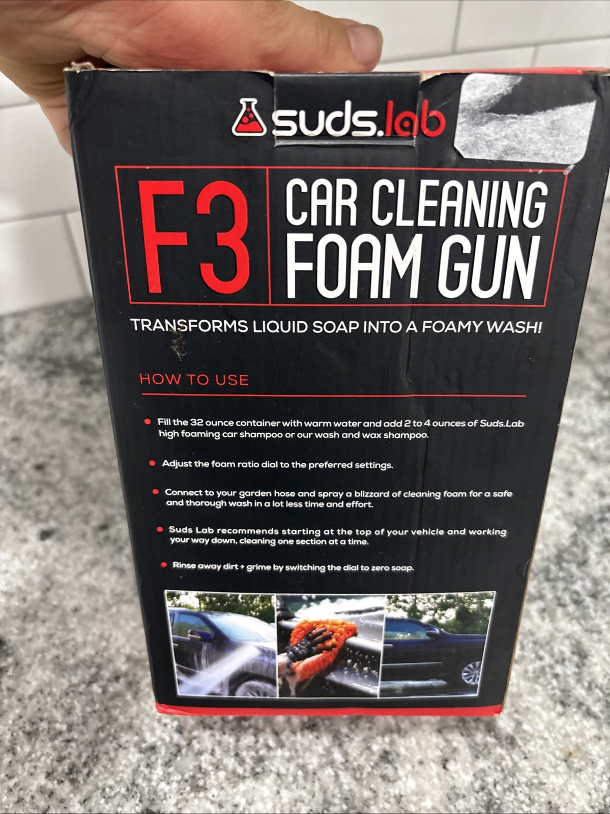 Suds Lab F3 Professional Foam Gun – Ultimate Cleaning Solution for Home and Car