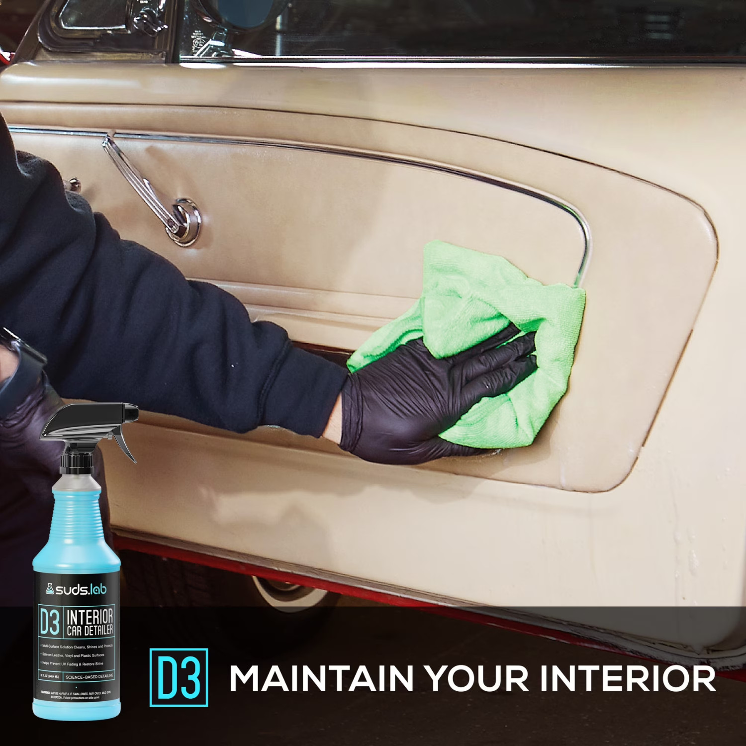 Suds Lab C2 Complete Cleaning Combo Car Care Kit with D3, N2, XA and CP