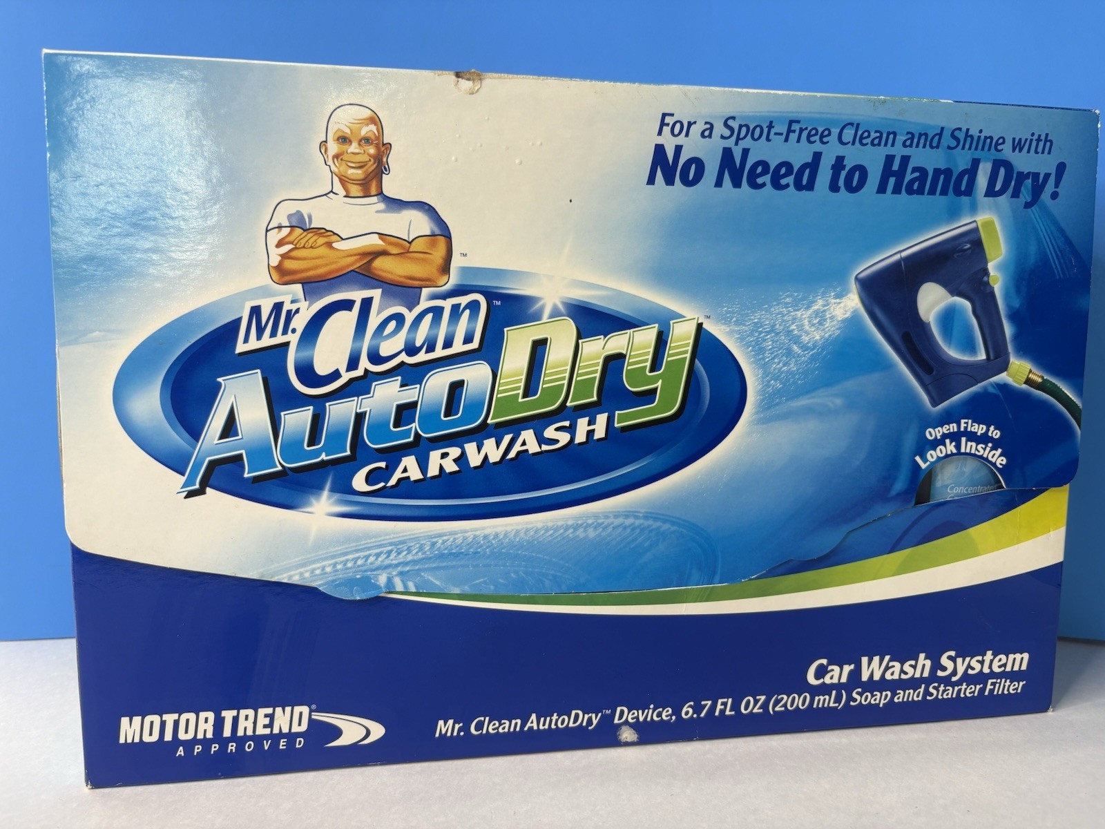 Mr Clean Auto Dry Car Wash System Starter Kit Bundle Device Soap Filter NEW