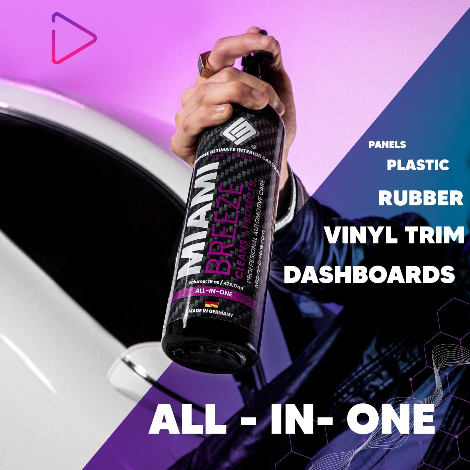 Miami Breeze All Purpose Interior Car Cleaner a luxury detailing product formula