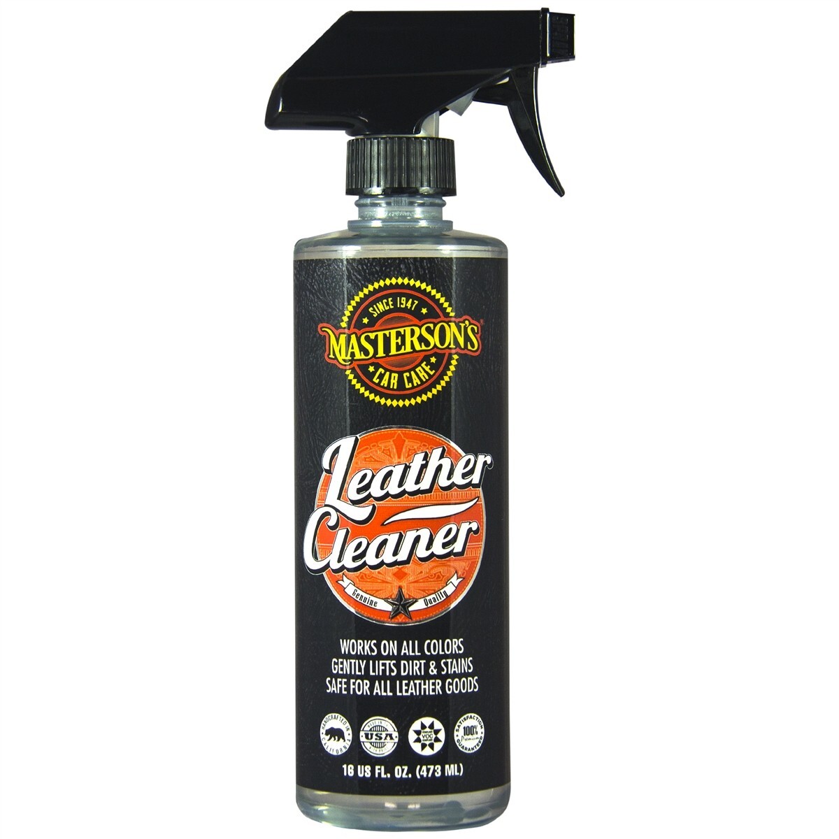 Masterson’s Car Care Leather Cleaner Solution 16OZ Bottle