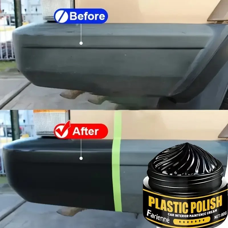 1PC PLASTIC PARTS RENOVATOR, CAR RESTORER, INTERIOR MAINTENANCE POLISHING WAX UK