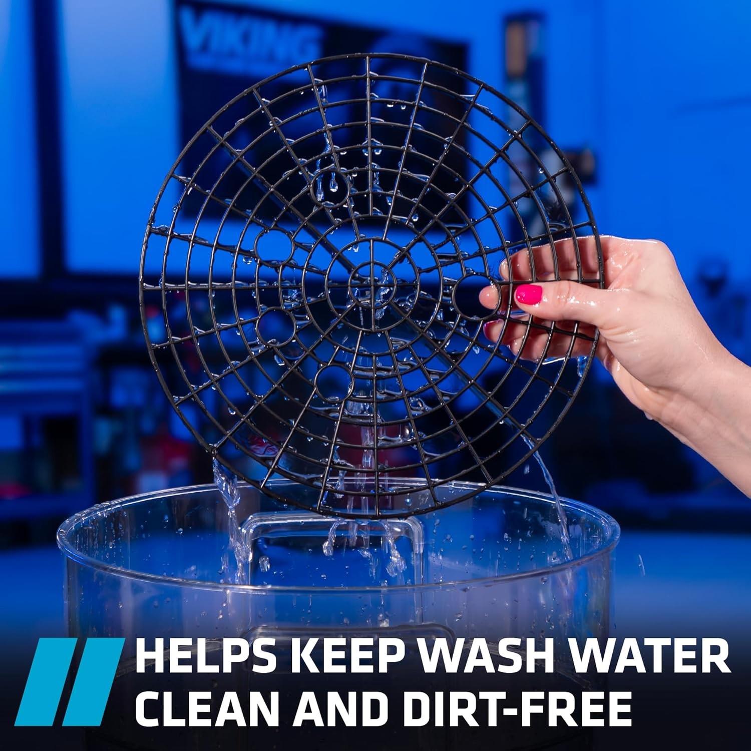Automotive Bucket Insert Grit Traps for Car Wash Detail Kits, Helps Remove Dirt