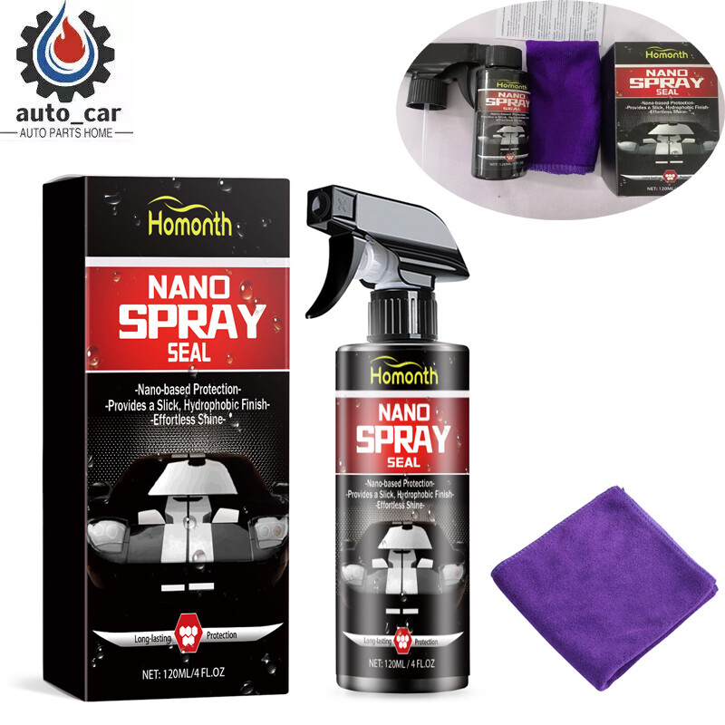120ML High Gloss Nano Spray Seal Automotive Coating Car Kit Polish Care Agent