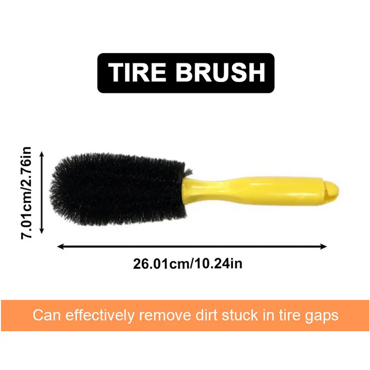 Car Washing Brush Set Towel Tire Wheel Gap Cleaning Tool Sponge Rub Kit W/Bag