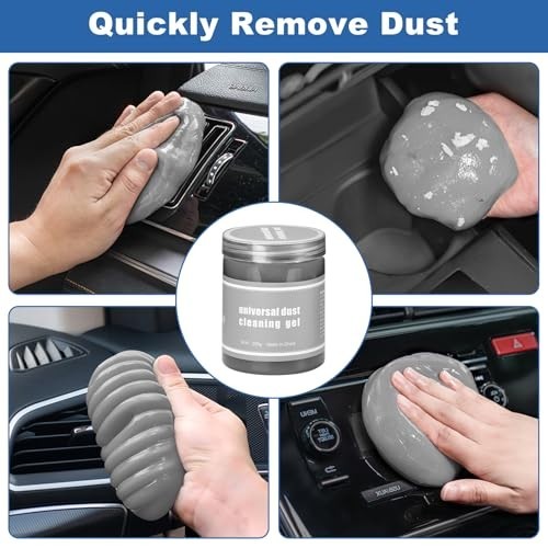 13-Piece Car Interior Cleaning Kit – Windshield Cleaner, Detailing Brushes & Gel