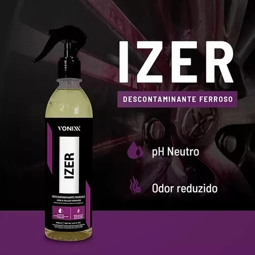 Vonixx Izer Iron Remover 500mL – Brake Dust & Fallout Remover pH Neutral Wheels