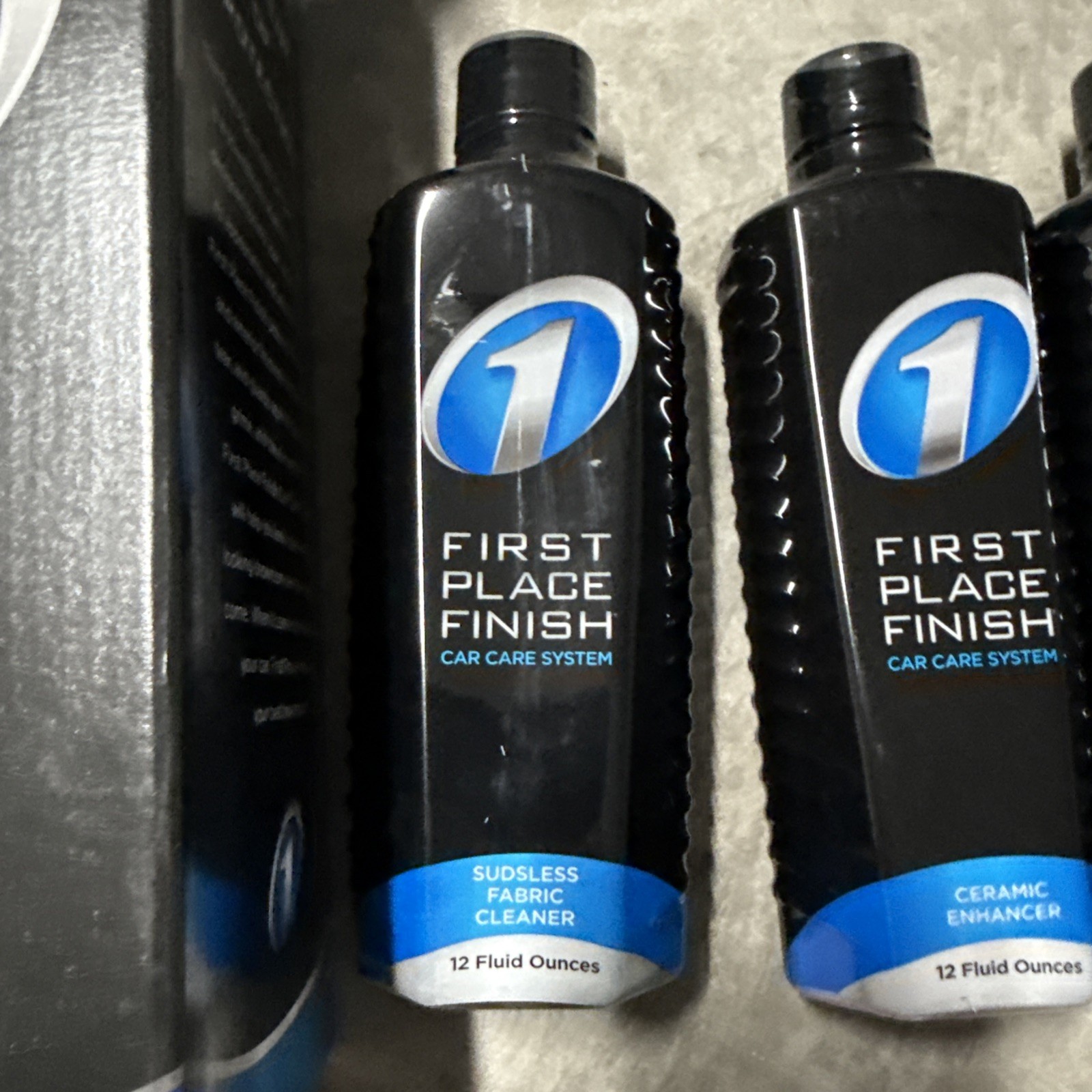 First Place Finish Car Care System Bottle & Box Set Cleaner, Enhancer, Wash NEW