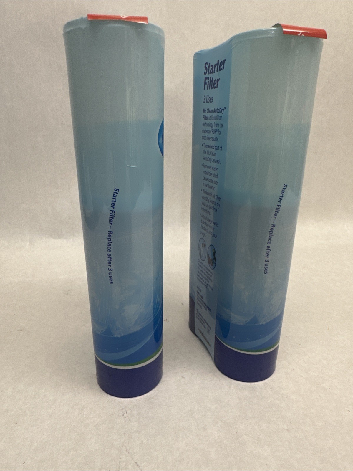 Mr Clean Auto Dry Carwash Disposable Starter Filter Cartridge – 2 New