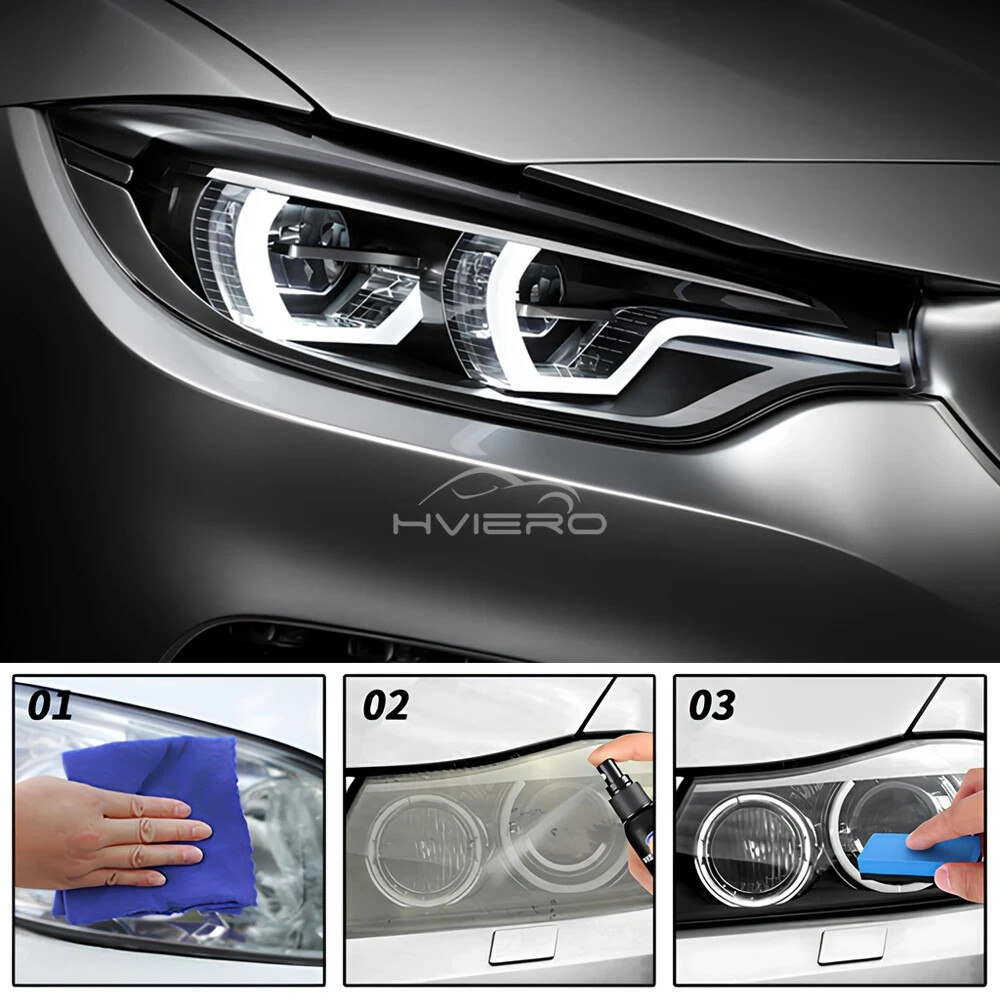 100ml Car Headlight Polishing Kit Removes Scratches Fluid Film Renewal Accessories