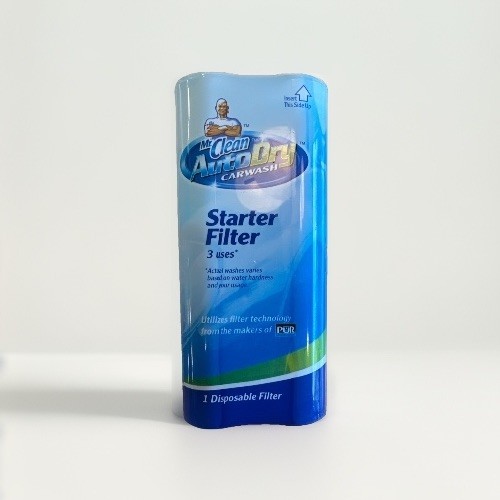 Mr. Clean Auto Dry Car Wash Starter Filter 3 Uses 1 Disposable Filter NOS 2003
