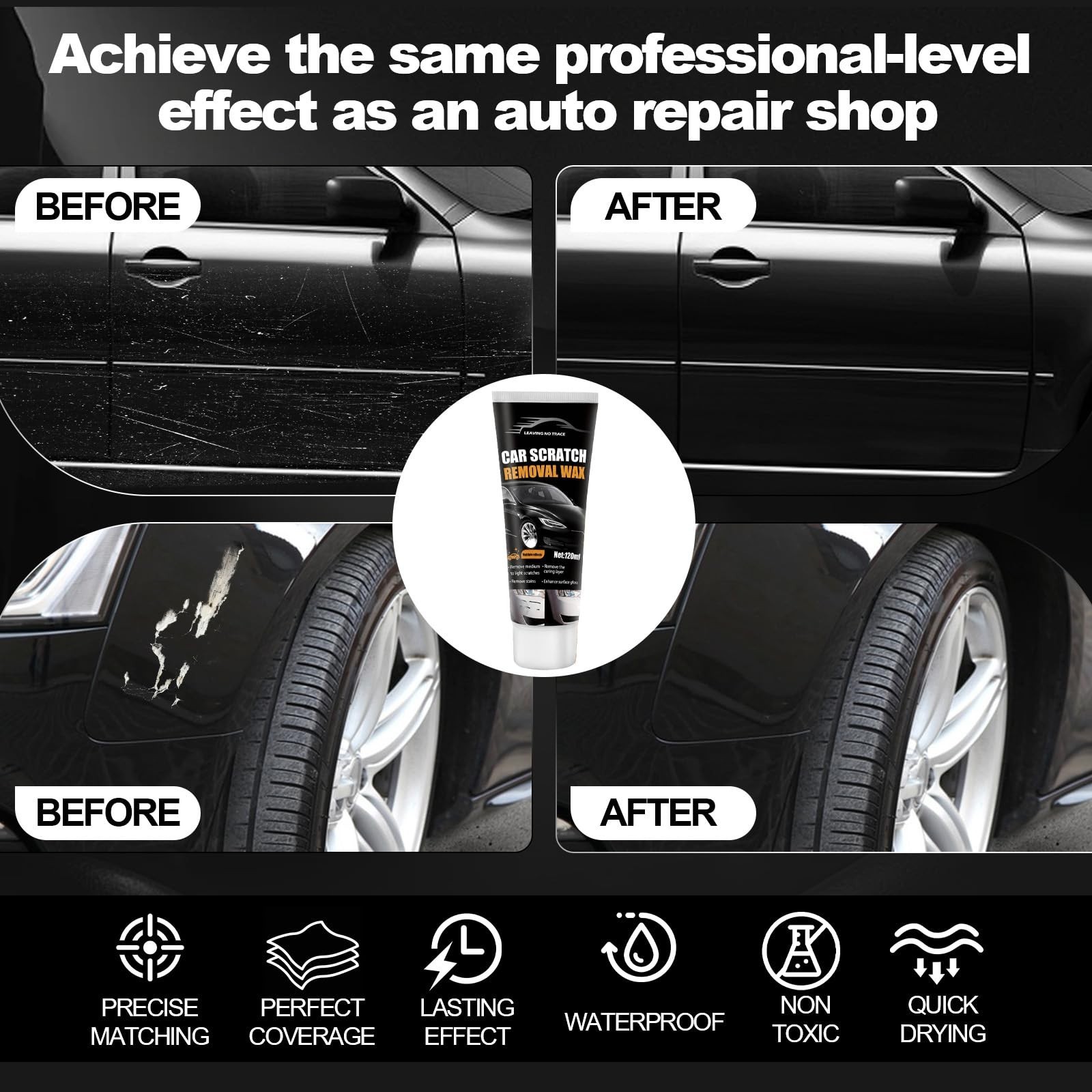 Upgraded Car Scratch Remover Kit for Deep Scratches – Paint Repair Solution (1PC