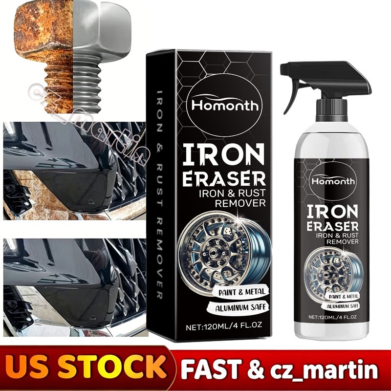 Iron Eraser Rust Remover Spray Car Wheel Paint Brake Dust Fast Cleaner New 2026