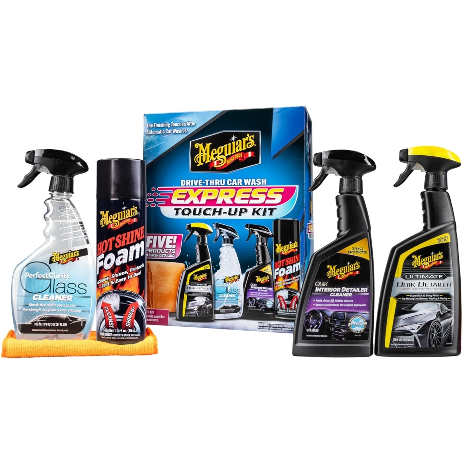 Car Wash Express Touch-Up Kit – Quick Detailing for Pristine Looks Inside & Out