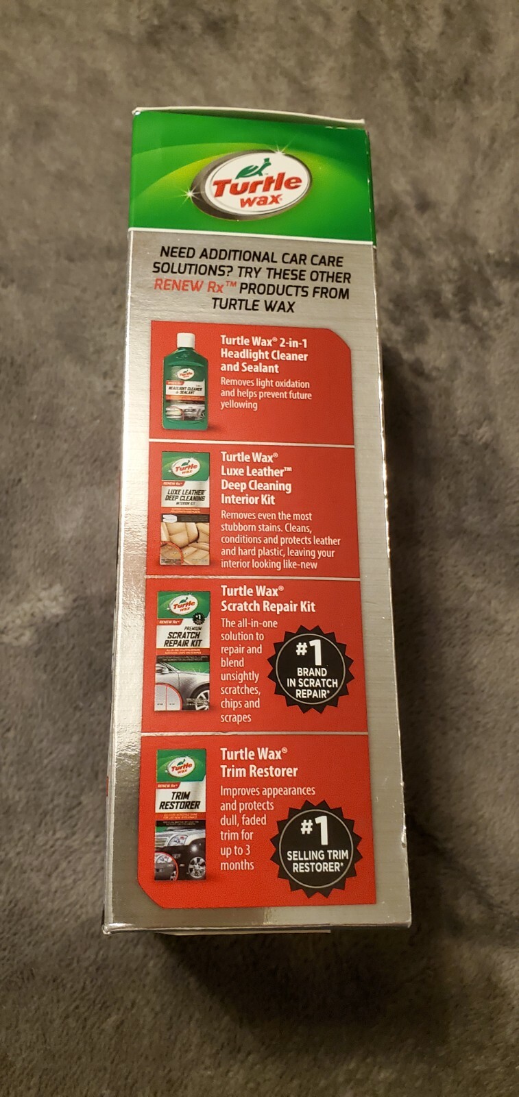 TURTLE WAX HEADLIGHT LENS RESTORER – SEALED – NEW IN BOX