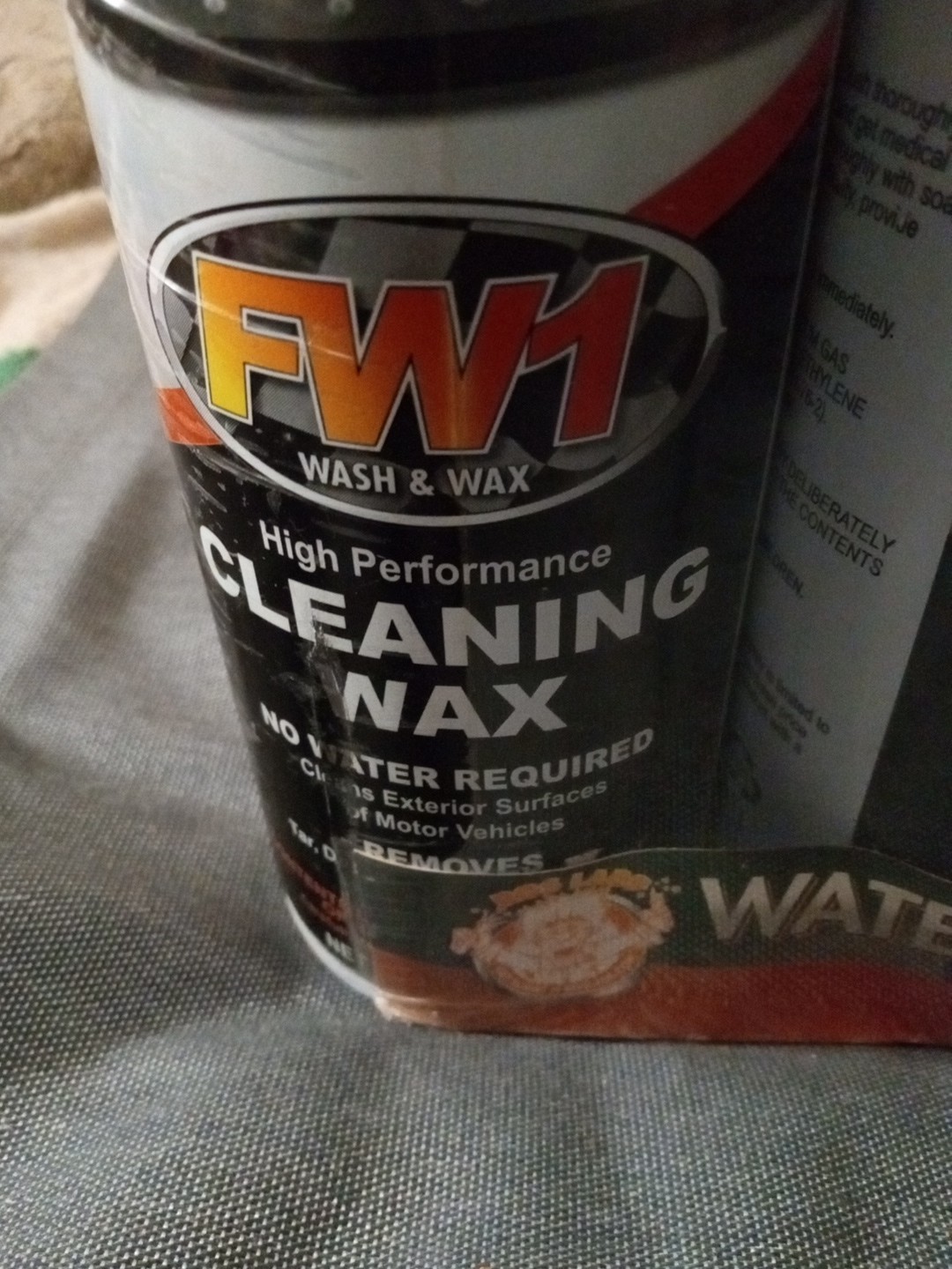 Fast Wax FW1 Cleaning Wax Spray Can Wash & Wax Lot of 3 + 1 Interior Cleaner NEW