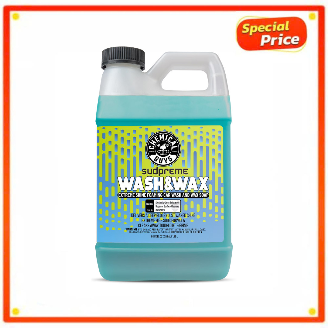 Chemical Guys Sudpreme Wash and Wax Extreme Shine Foaming Car Wash Soap 64oz