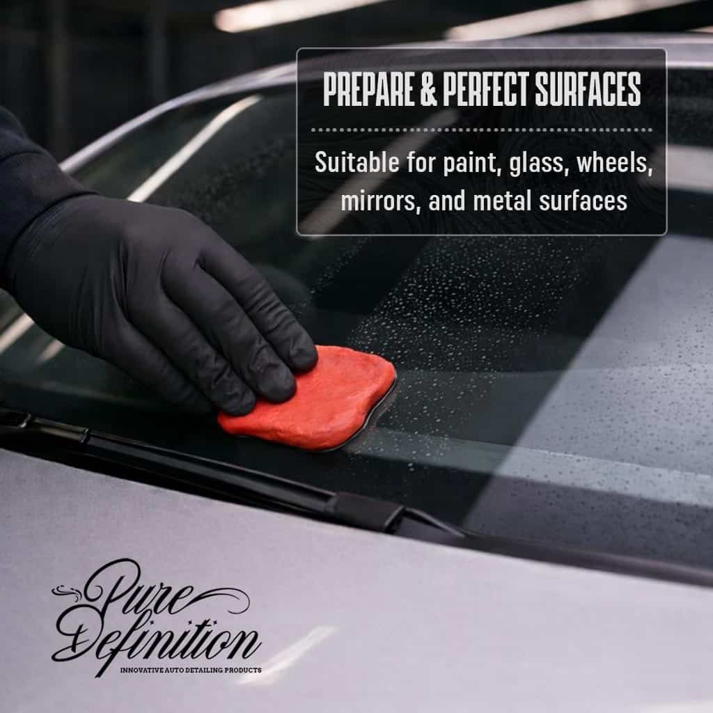 Car Clay Bar Kit Detailing Fine Medium Heavy 3 x 100g Claybar Pure Definition