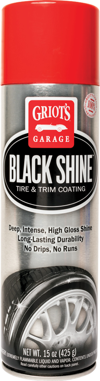 Griots Garage Black Shine Tire and Trim Coating – 15oz Aerosol