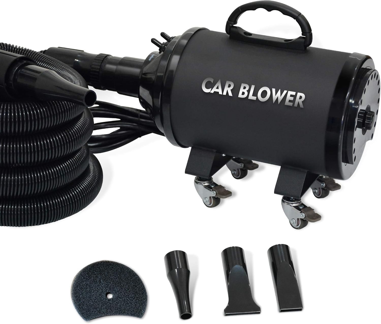 Turbo Blaster Car & Motorcycle Dryer – 14ft Flexible Hose & Adjustable Settings
