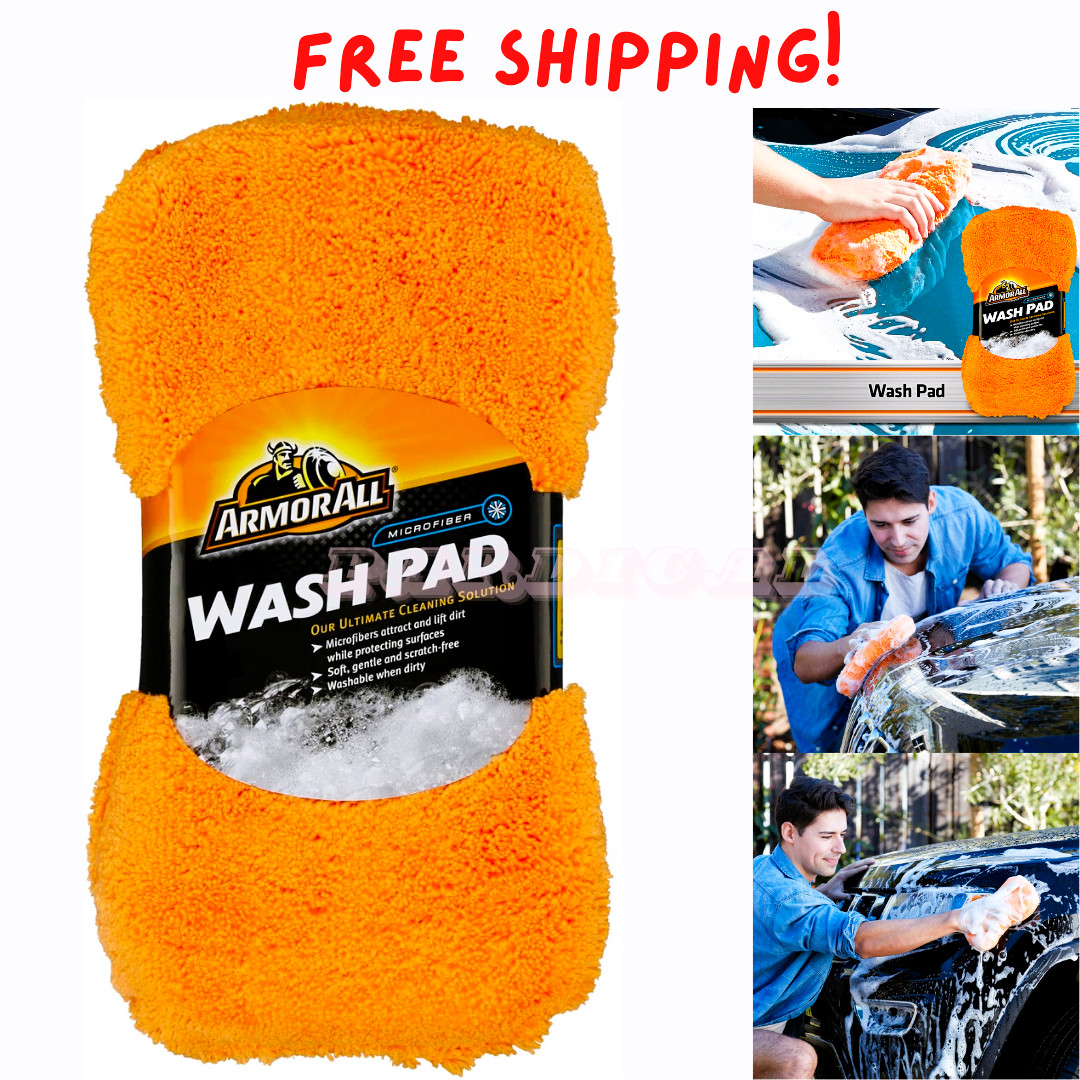 Armor All Car Wash Pad by Armor All, Microfiber Car Wash Supplies for Cars, Truc