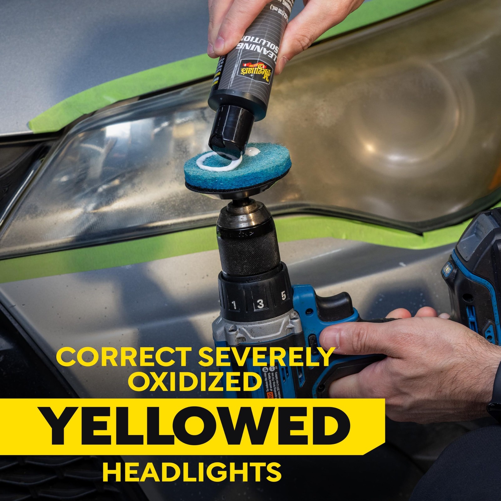 Meguiar’s Heavy Duty Headlight Kit 18+ Months of Protection Pads and More G552
