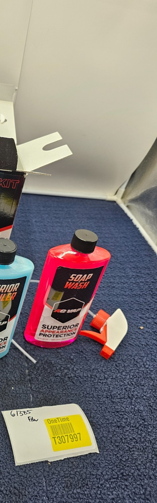 AG VAP Superior Appearance Auto Soap, Interior/Exterior Detailer & Glass Cleaner