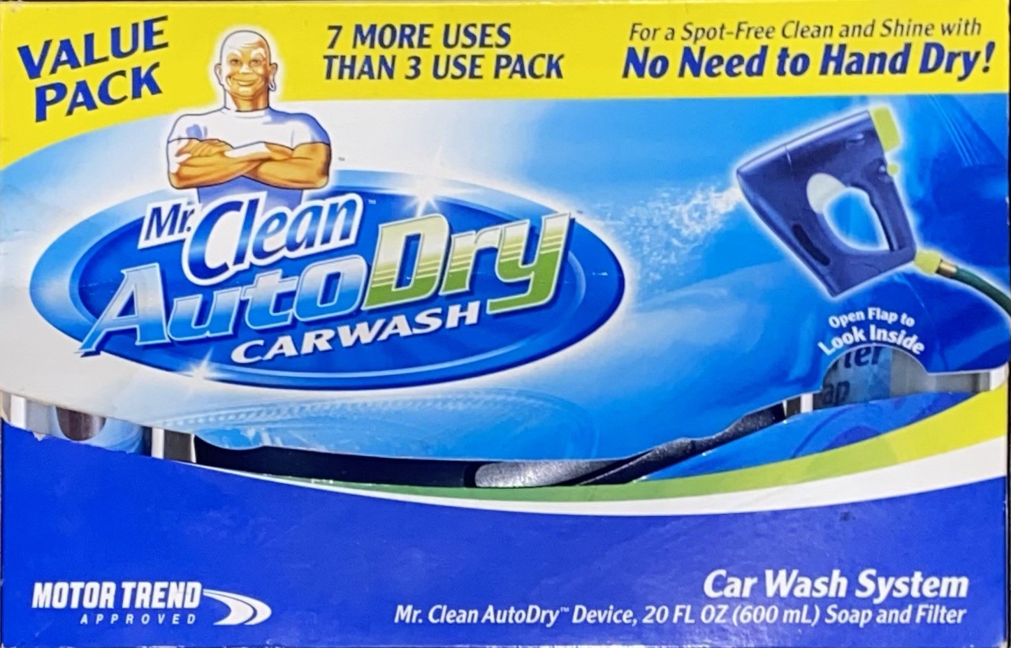 Mr Clean Auto Dry Car Wash System 10 Uses New Old Stock Discontinued NEW