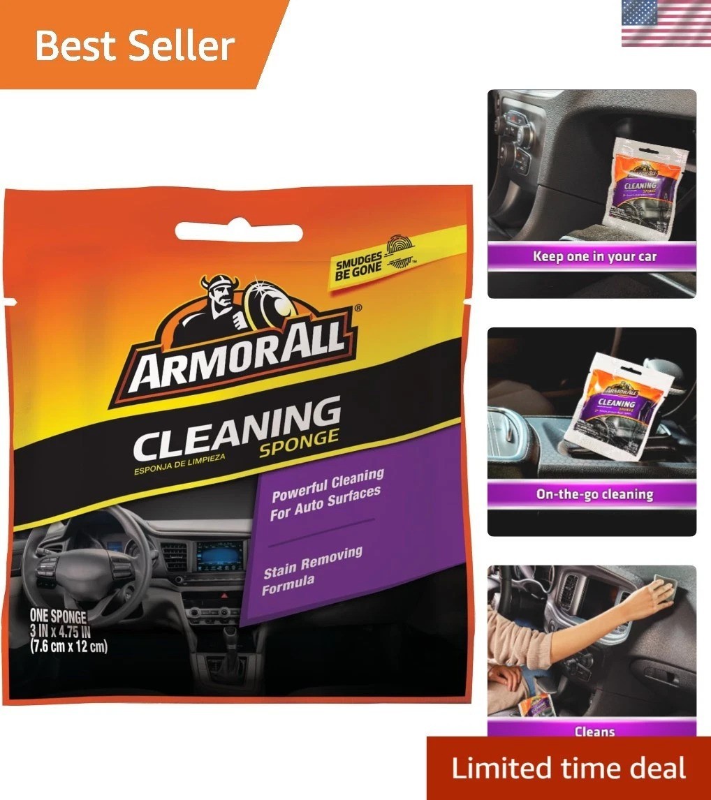 Luxury Car Cleaning Sponge – Durable Unscented Wipes for Pristine Interiors