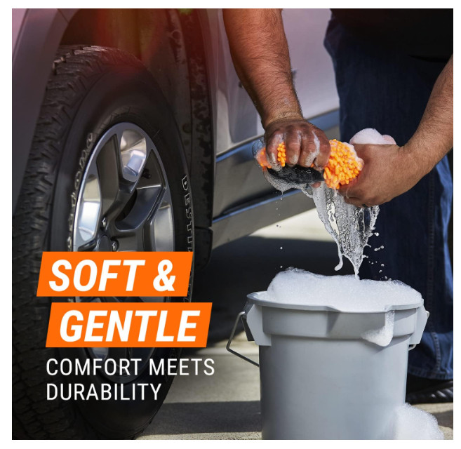 Armor All Microfiber Car Wash Mitt and Pad Set
