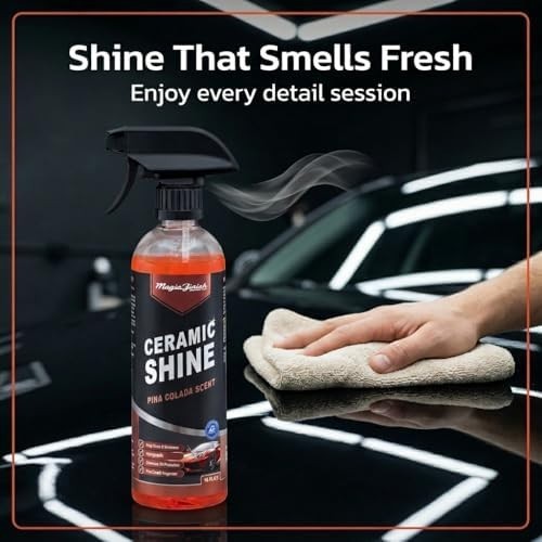 Magic Finish Complete Car Care Bundle – Ceramic Shine Spray, Water Spot Remover