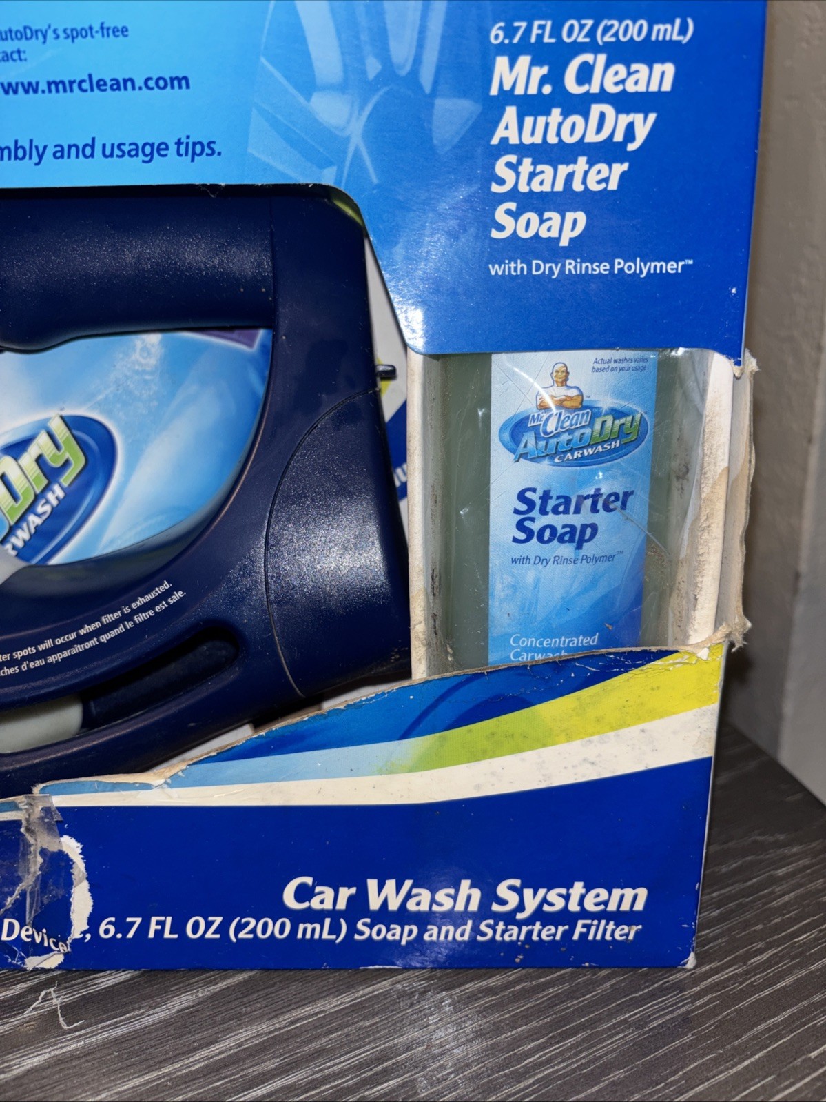 Mr. Clean AutoDry Carwash Car Wash System w/Soap and Starter Filter