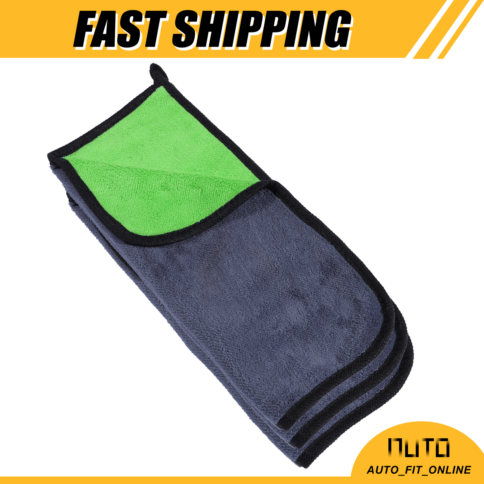 THREE Microfiber Car Drying Towel 40 x 40cm 600GSM Highly Absorbent Universal